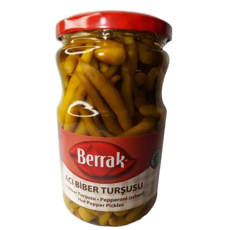 BERRAK HOT PEPPER PICKLES 650 GM