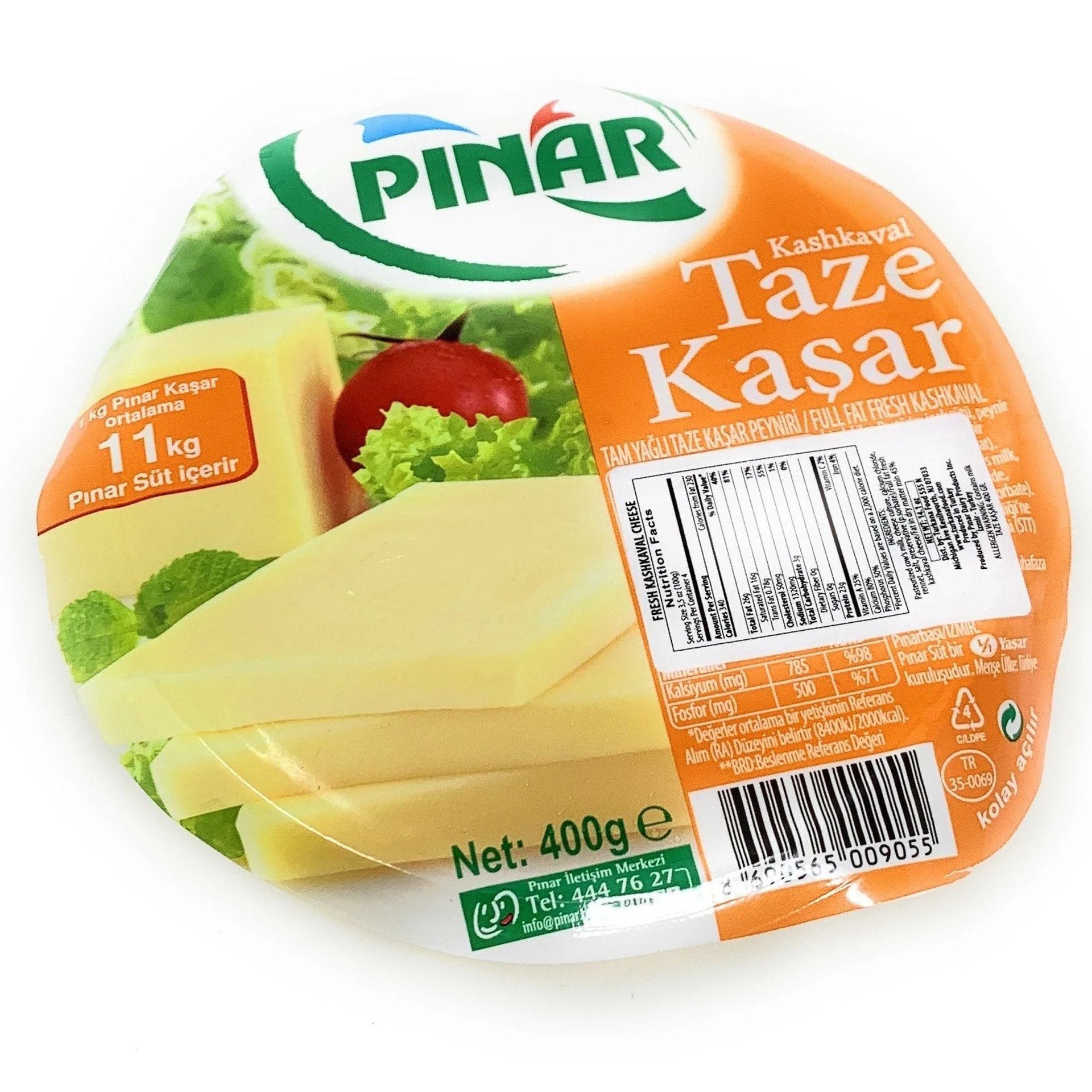 PINAR KASHKAVAL CHEESE 400 GM