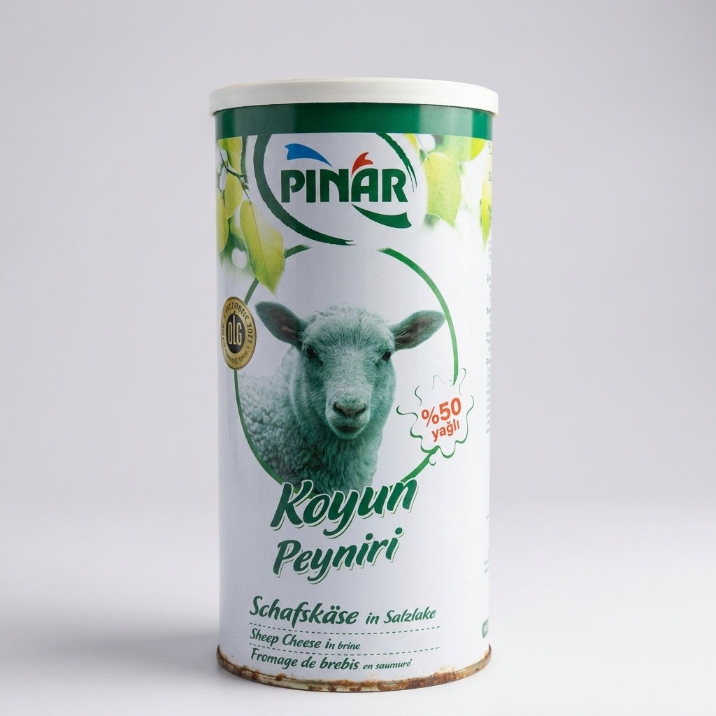 PINAR KOYUN PEYNIRI SHEEP FETA CHEESE IN BRINE 50% 800 GM