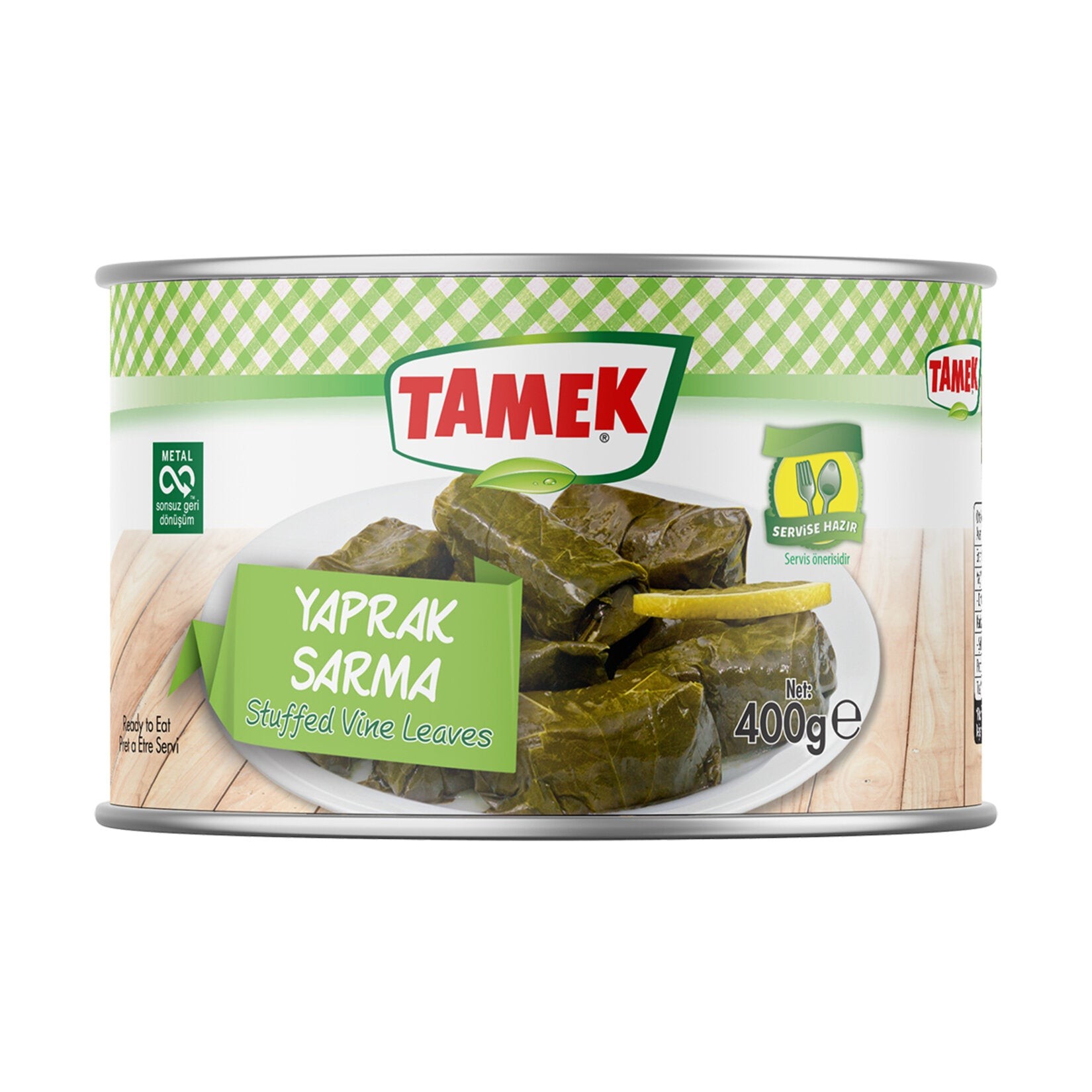 TAMEK STUFFED VINE LEAVES 400 GM