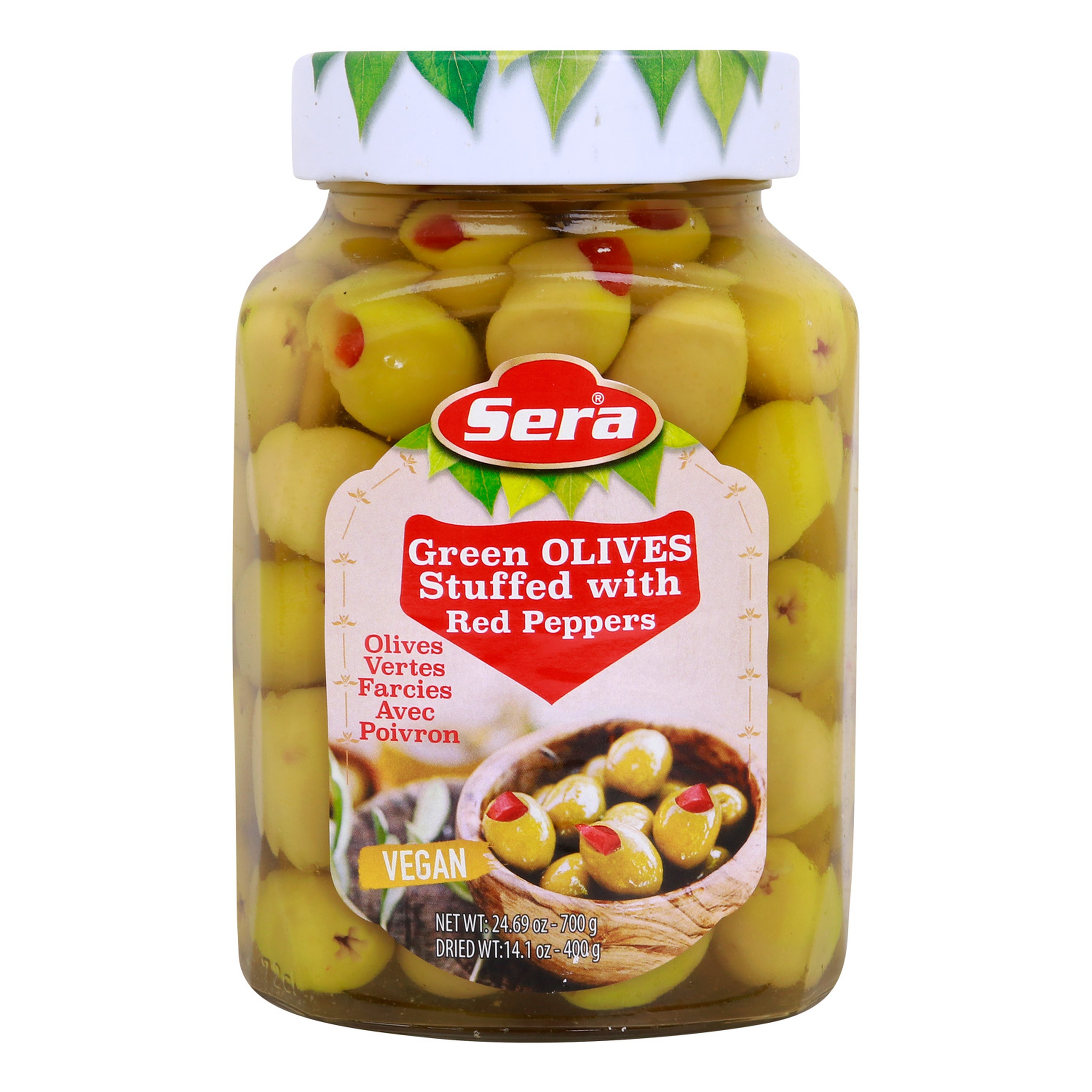 Sera Green Olive Peppers 400 GM