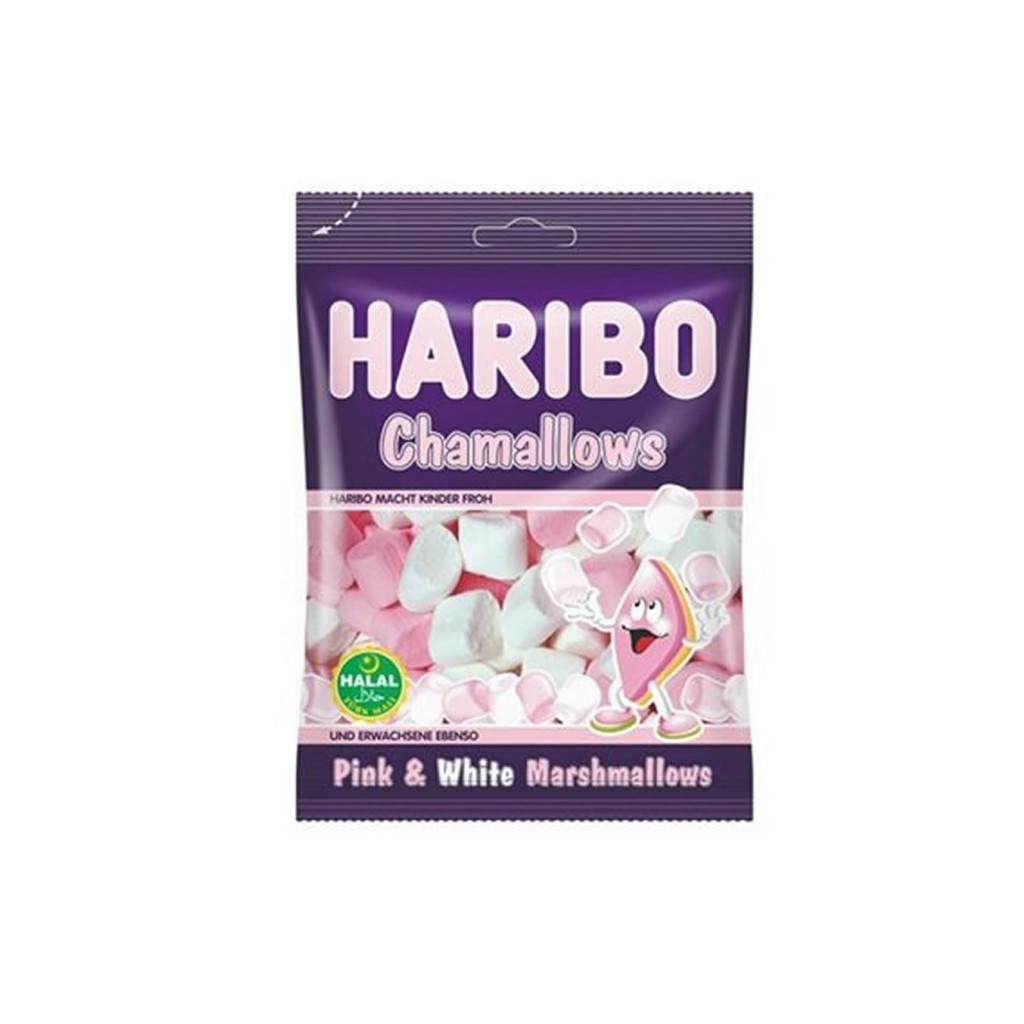 CHAMALLOWS HARIBO (PINK & WHITE) 150 GM
