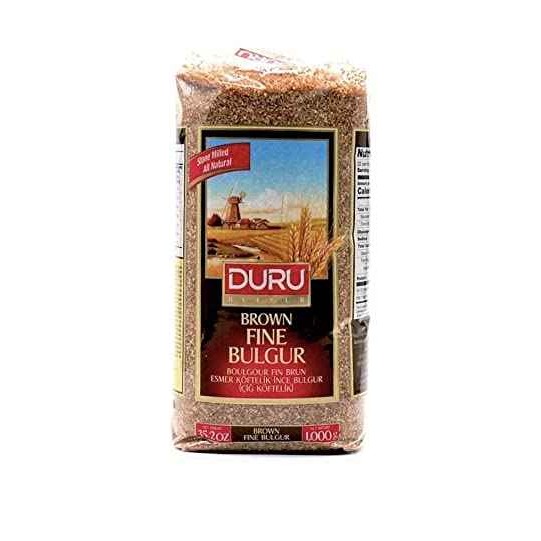 BULGUR BROWN FINE DURU 1 KG