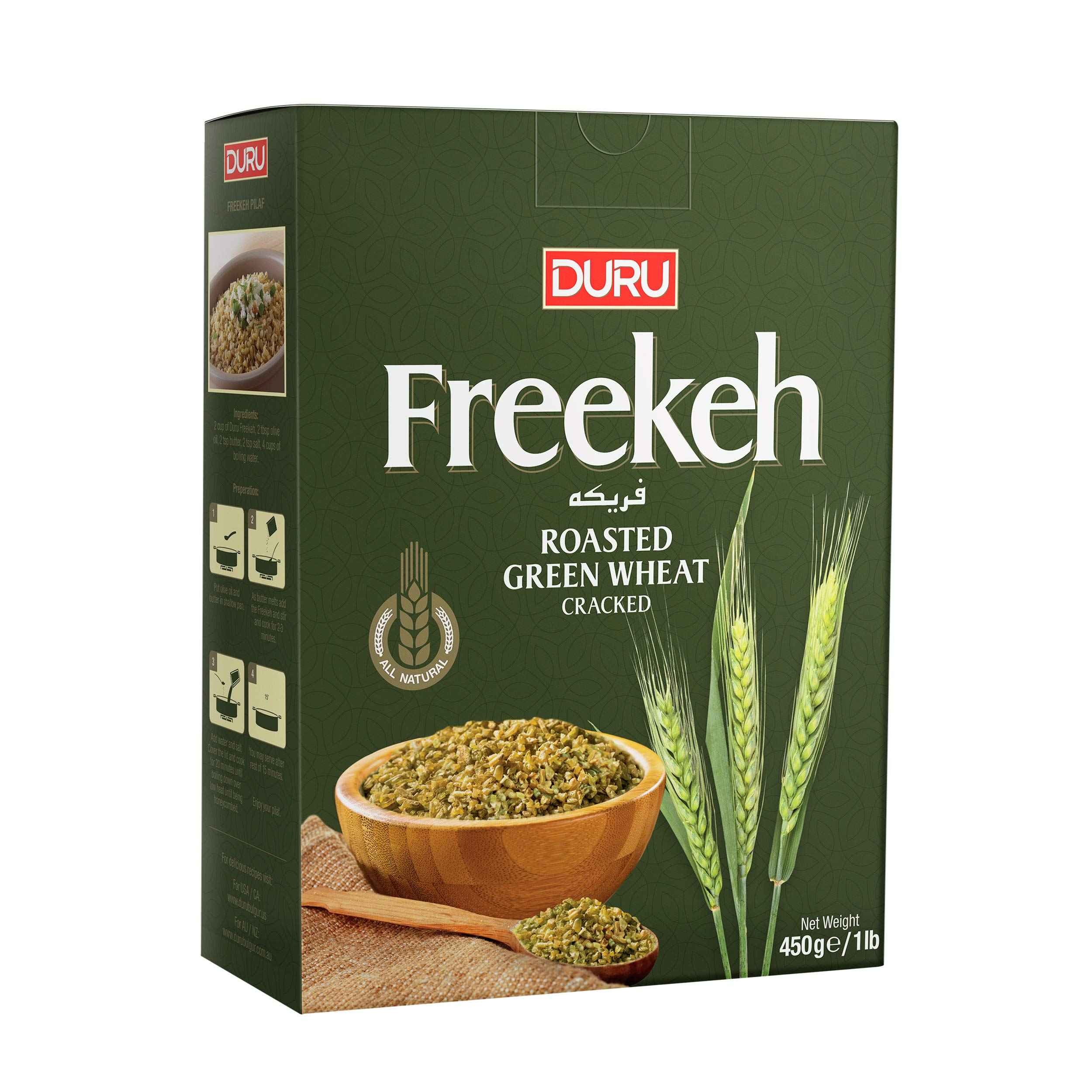 Duru Freekeh Roasted Wheat 460 GM