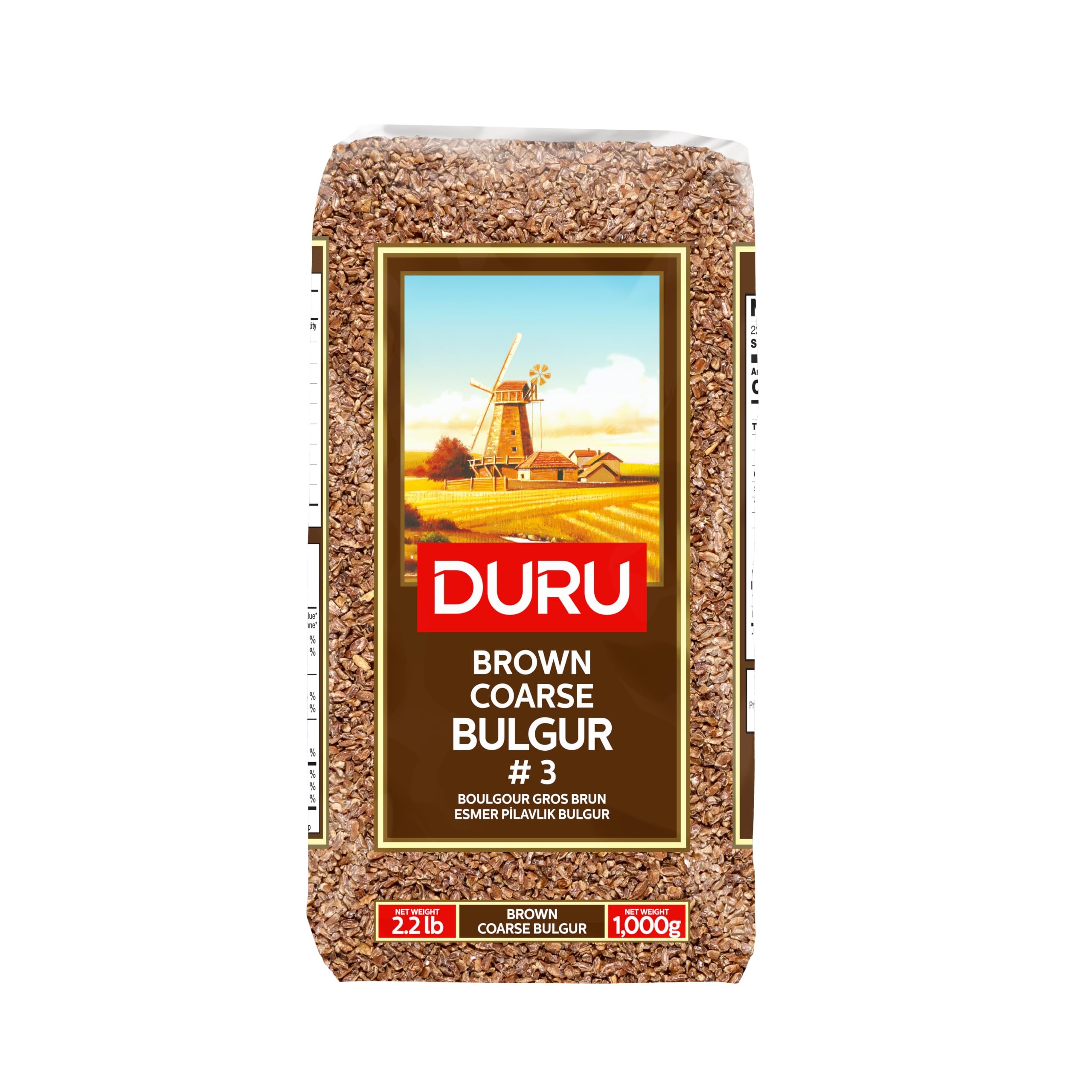 DURU BROWN COARSE BULGUR 1 KG