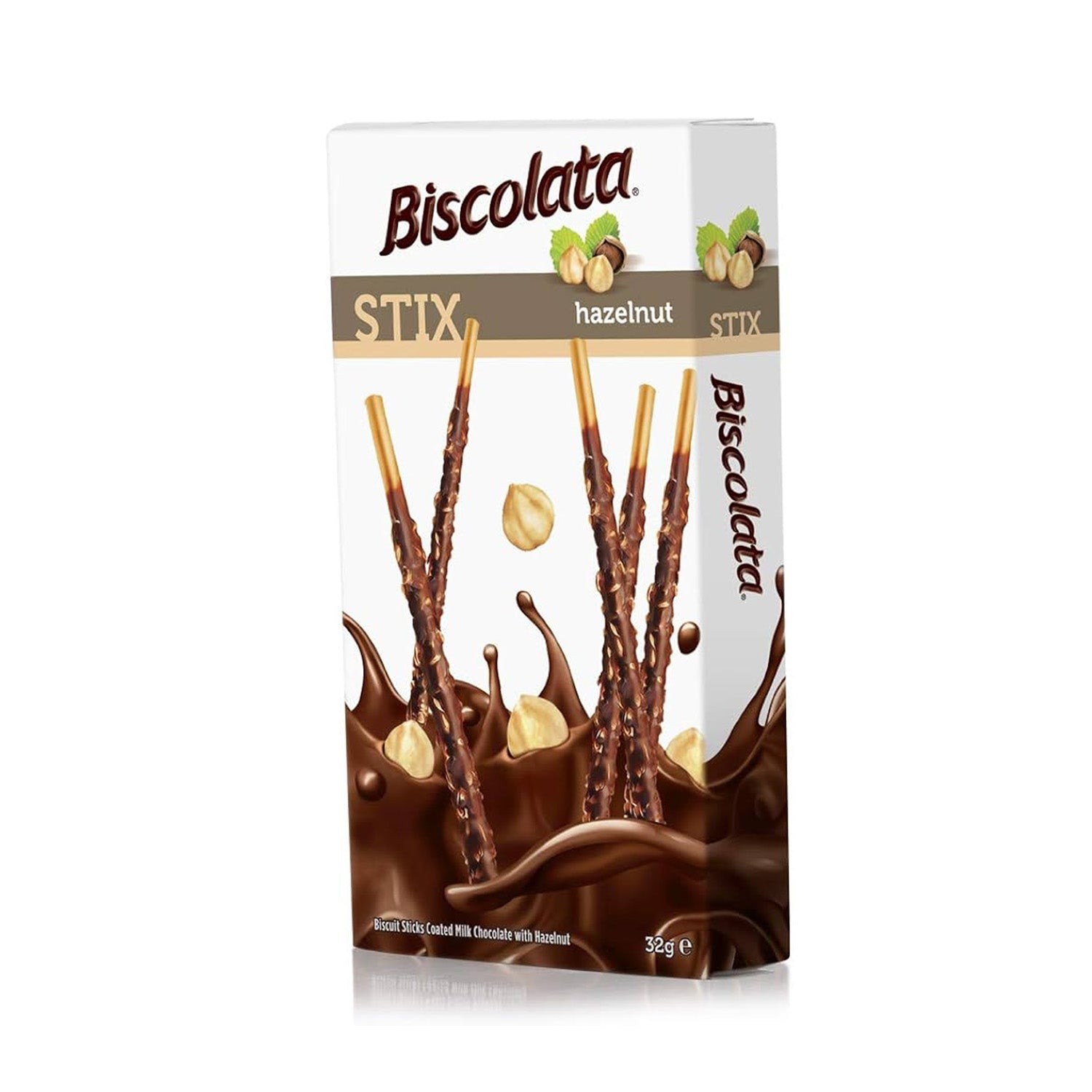 Biscolata Hazelnut Stix 32 GM