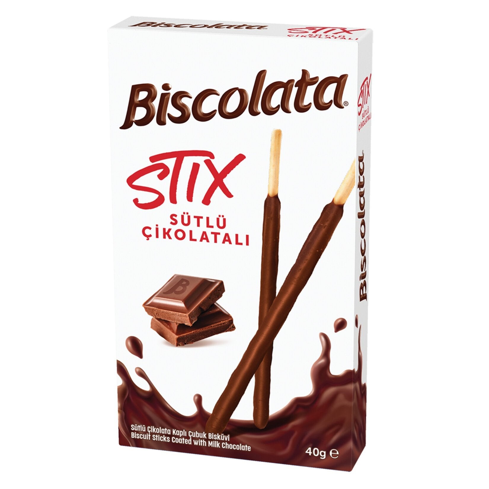 Biscolata Chocolate Stix 40 GM