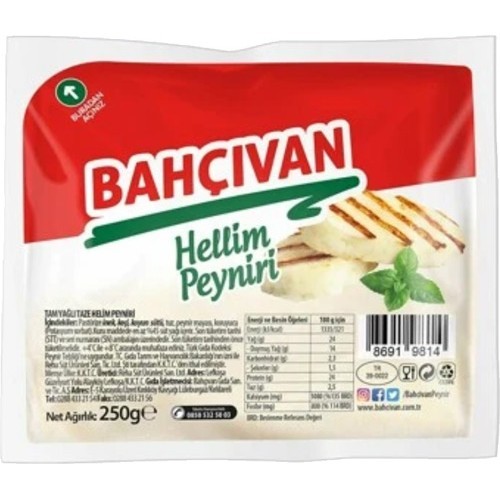 BAHCIVAN HELLIM PEYNIRI 250 GM