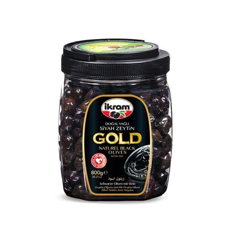 IKRAM GOLD BLACK OLIVES 800 GM
