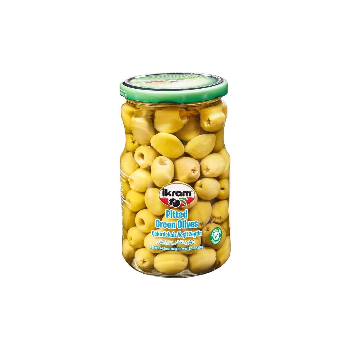 Ikram Green Olives Sliced 350 GM