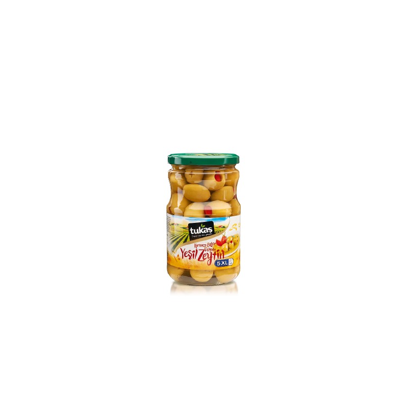 Tukas Green Stuffed Olive 1000 GM