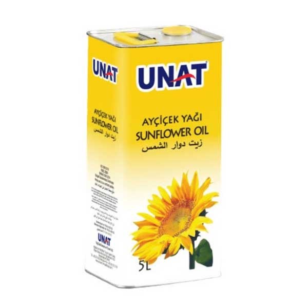 Unat Sunflower Oil 5 LTR