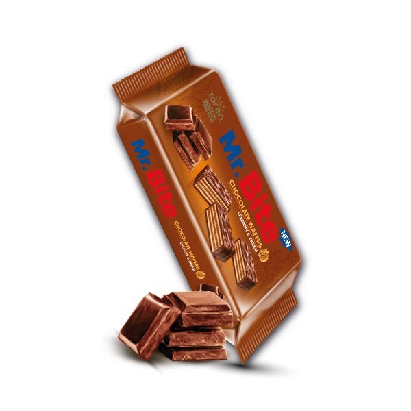 Mr Bite Chocolate Wafers 38 GM