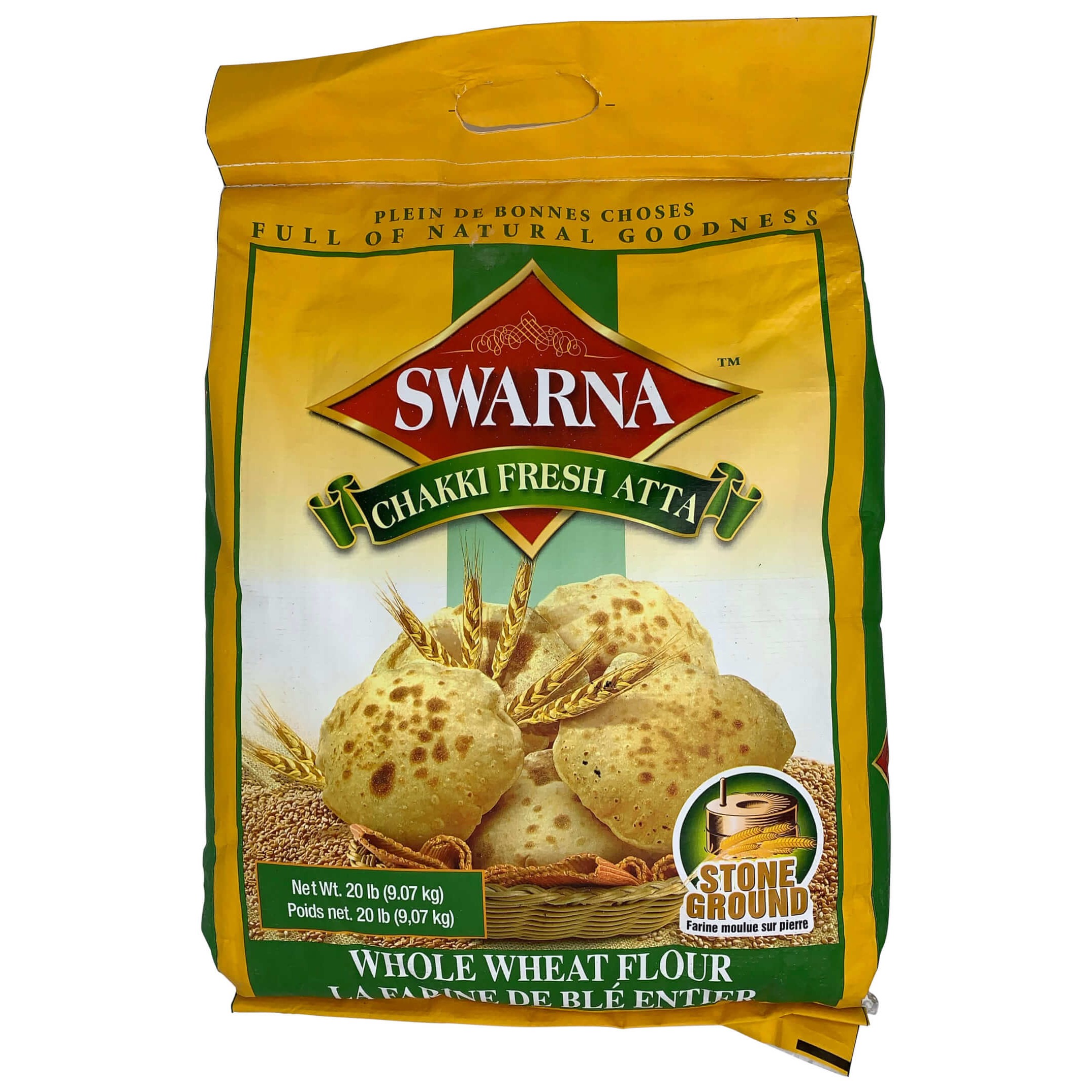 WHOLE WHEAT FLOUR SWARNA 20 LBS
