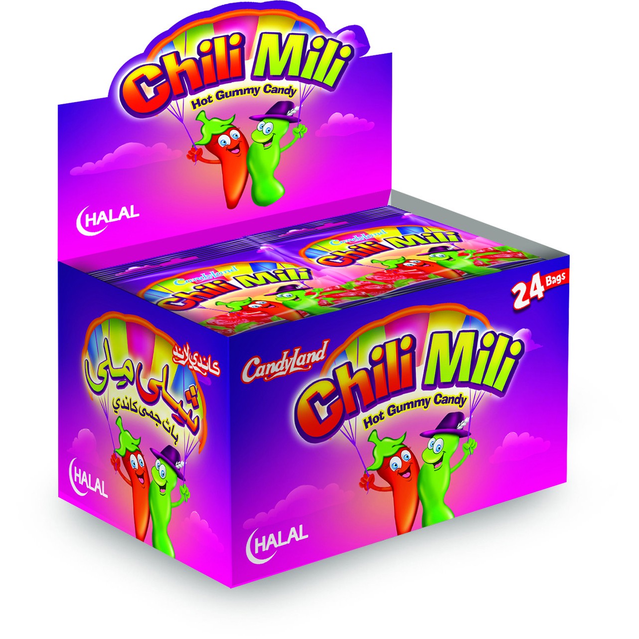 CHILLIMILLI CANDY BOX 24 PACK 180 GM
