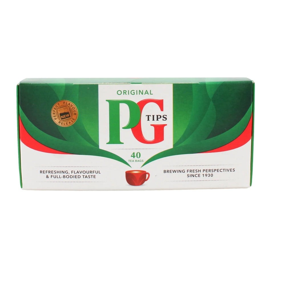 PG TIPS 40 PYRAMID TEA BAGS 116 GM