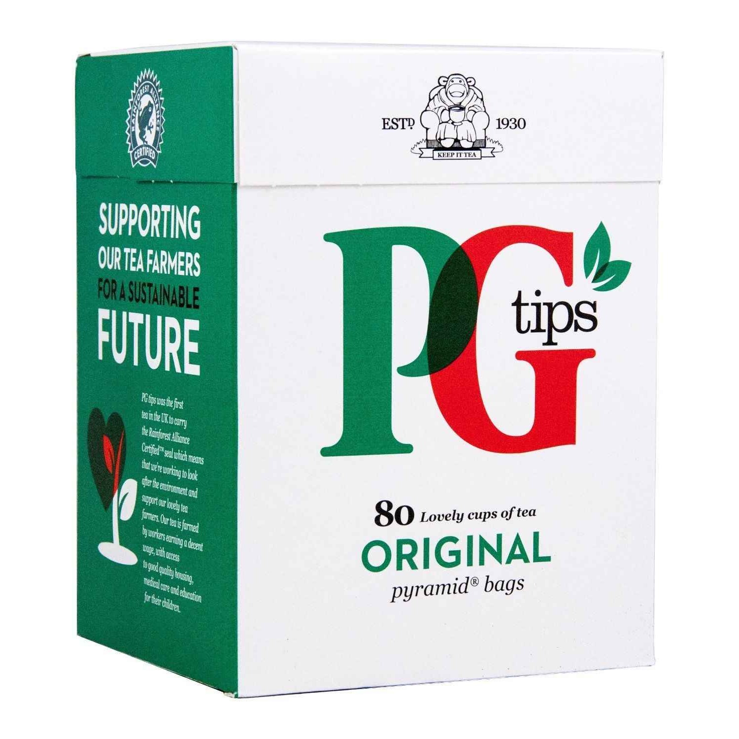 PG TIPS TEA 80 BAG