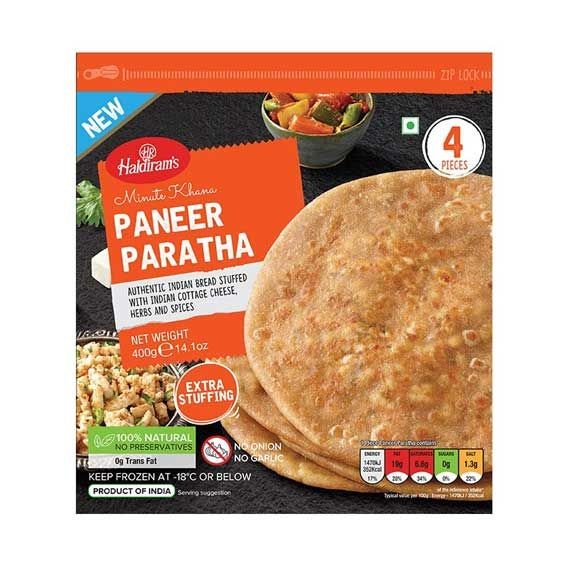 Haldirams Paneer Paratha 4 PCS