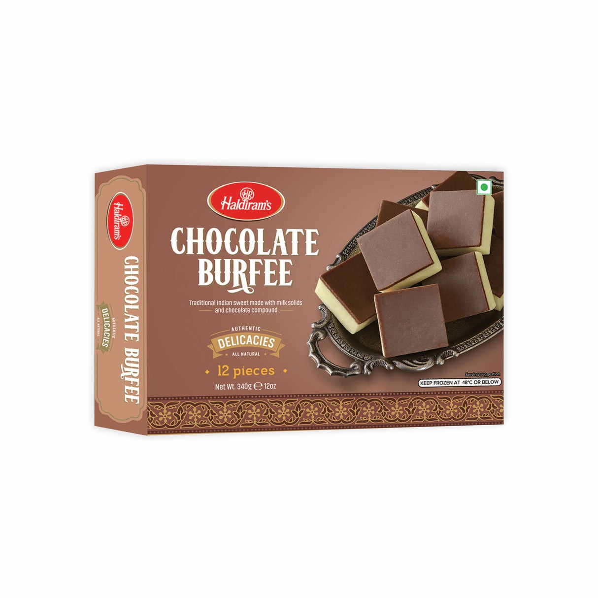 Haldirams Chocolate Burfee 340 GM
