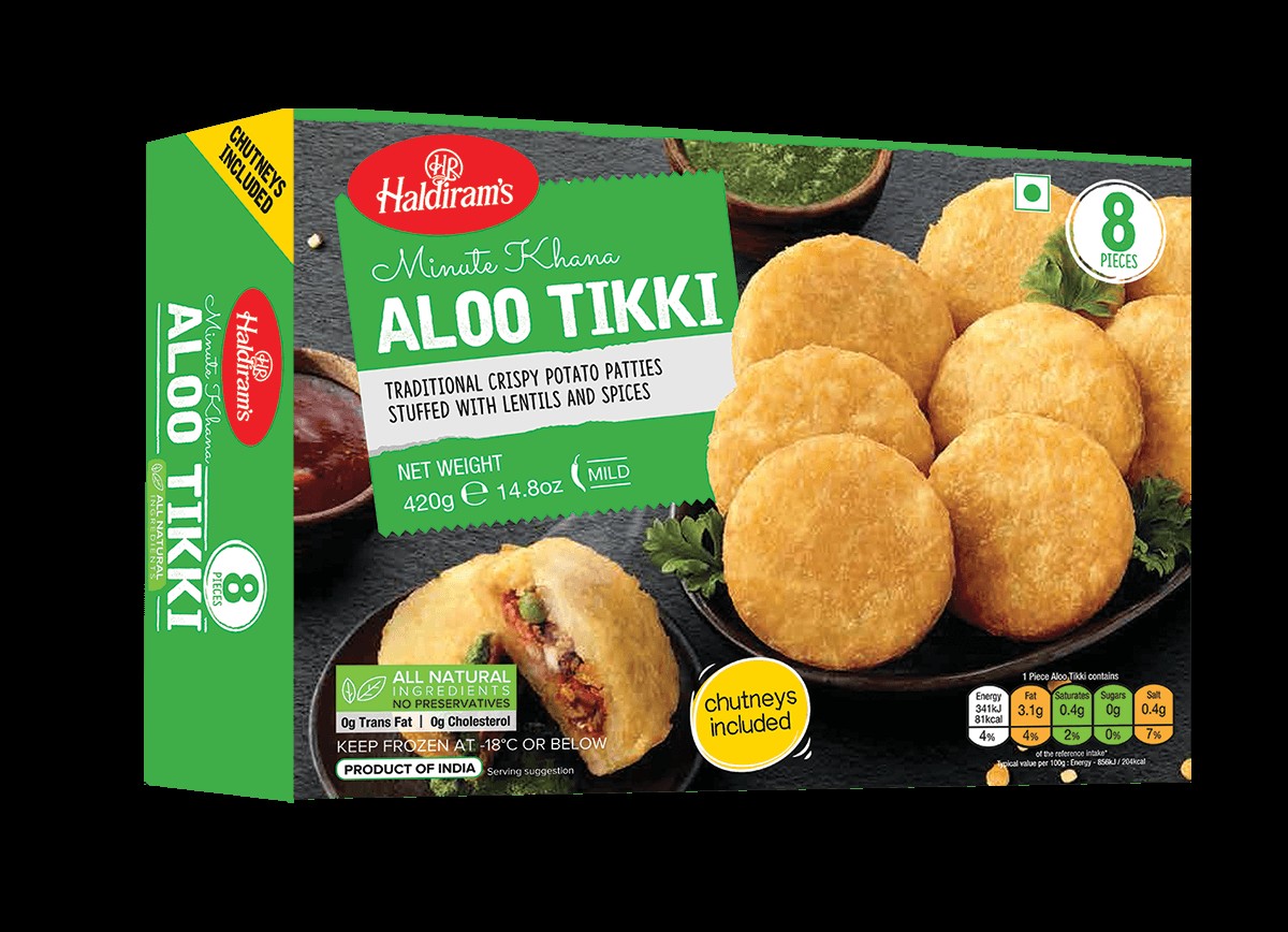 Haldirams Aloo Tikki 420 GM