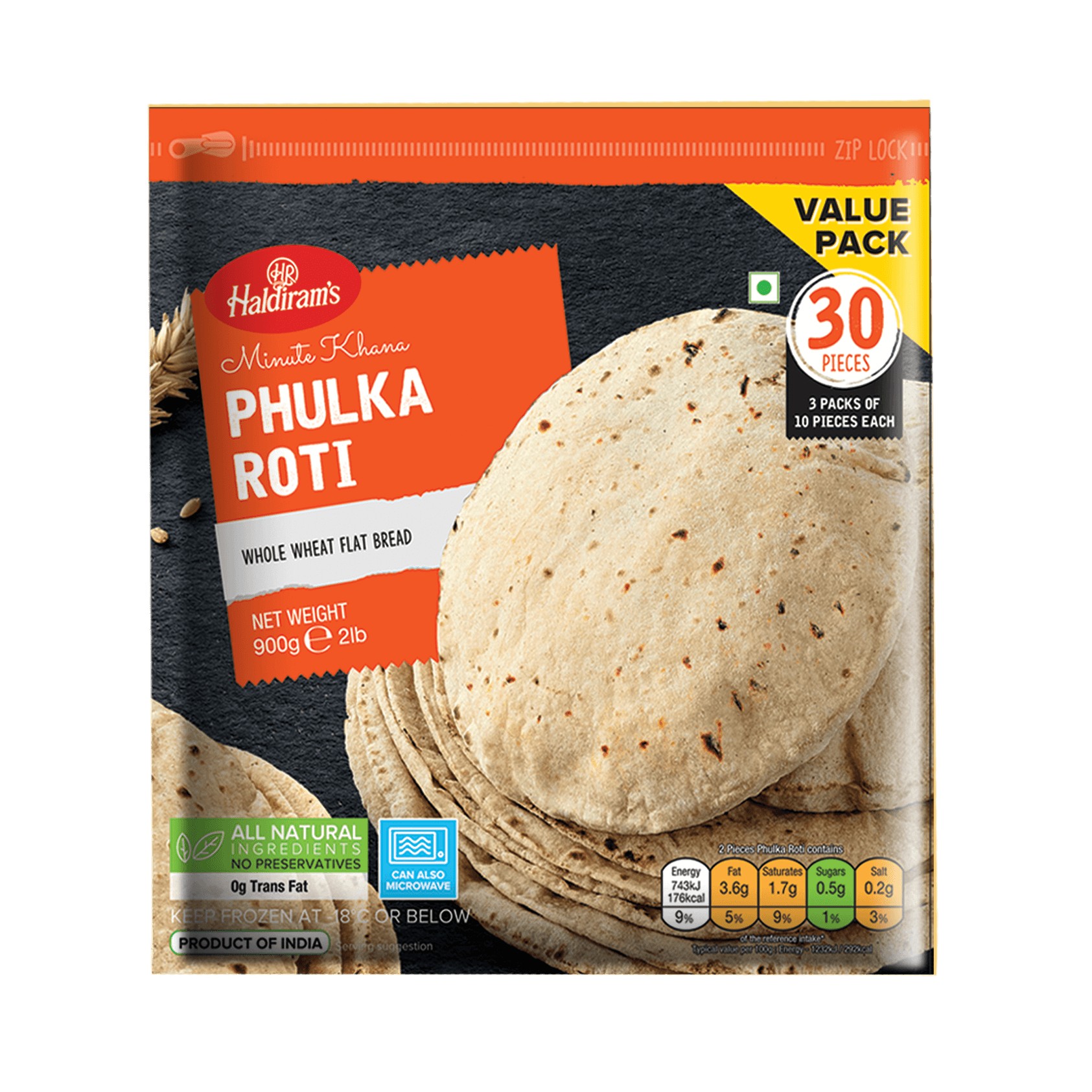 Sujata Microwaveable Roti 31.7 OZ