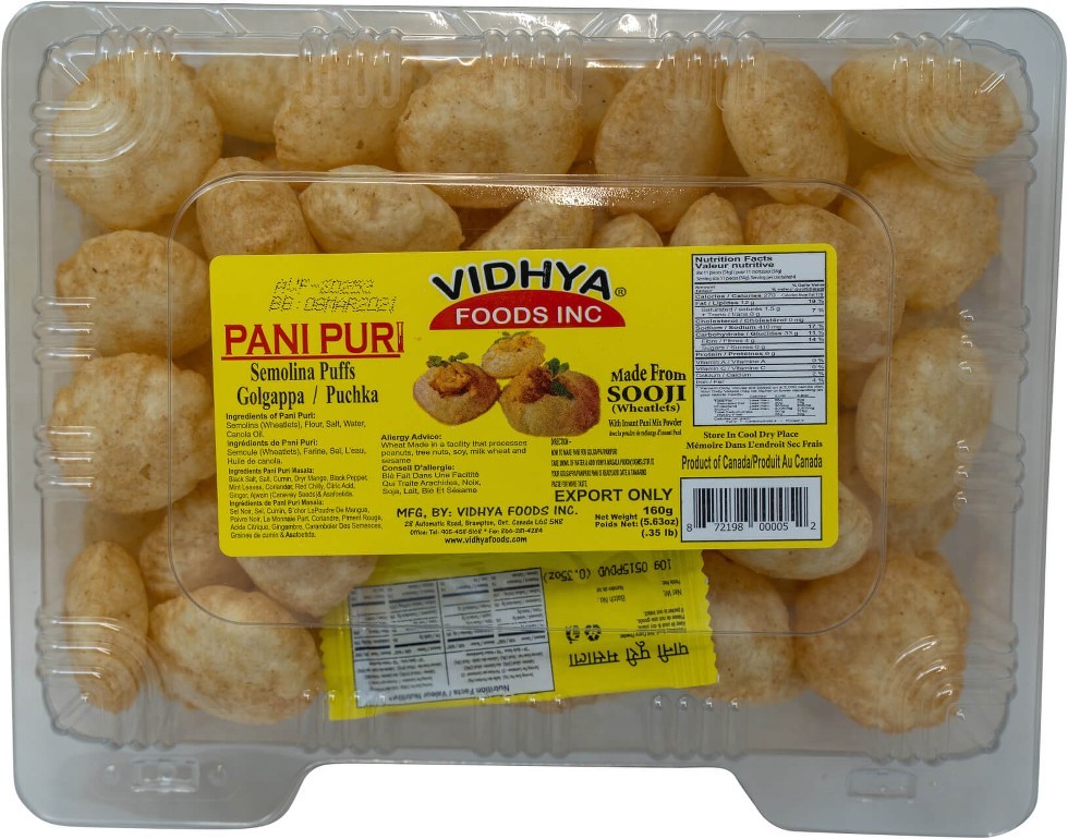 Vidhya Vidhya Pani Puri 160 GM