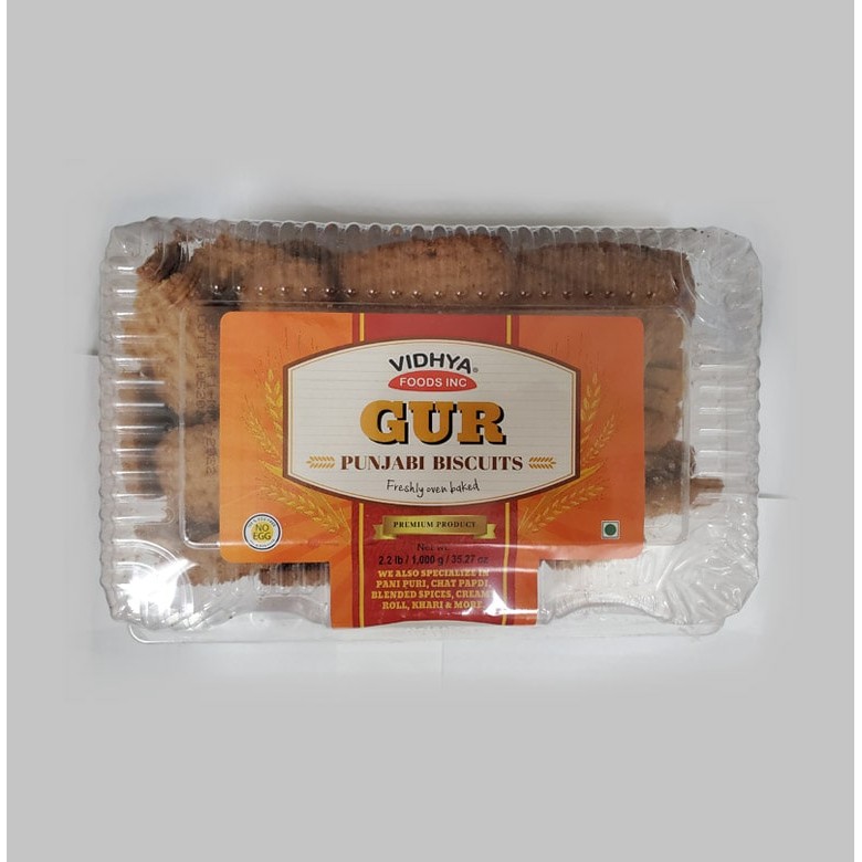 VIDHYA GUR BISCUITS  2.2 LBS