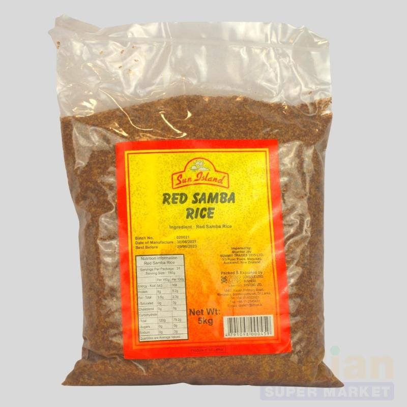 Sun Island Red Samba Rice  80 OZ