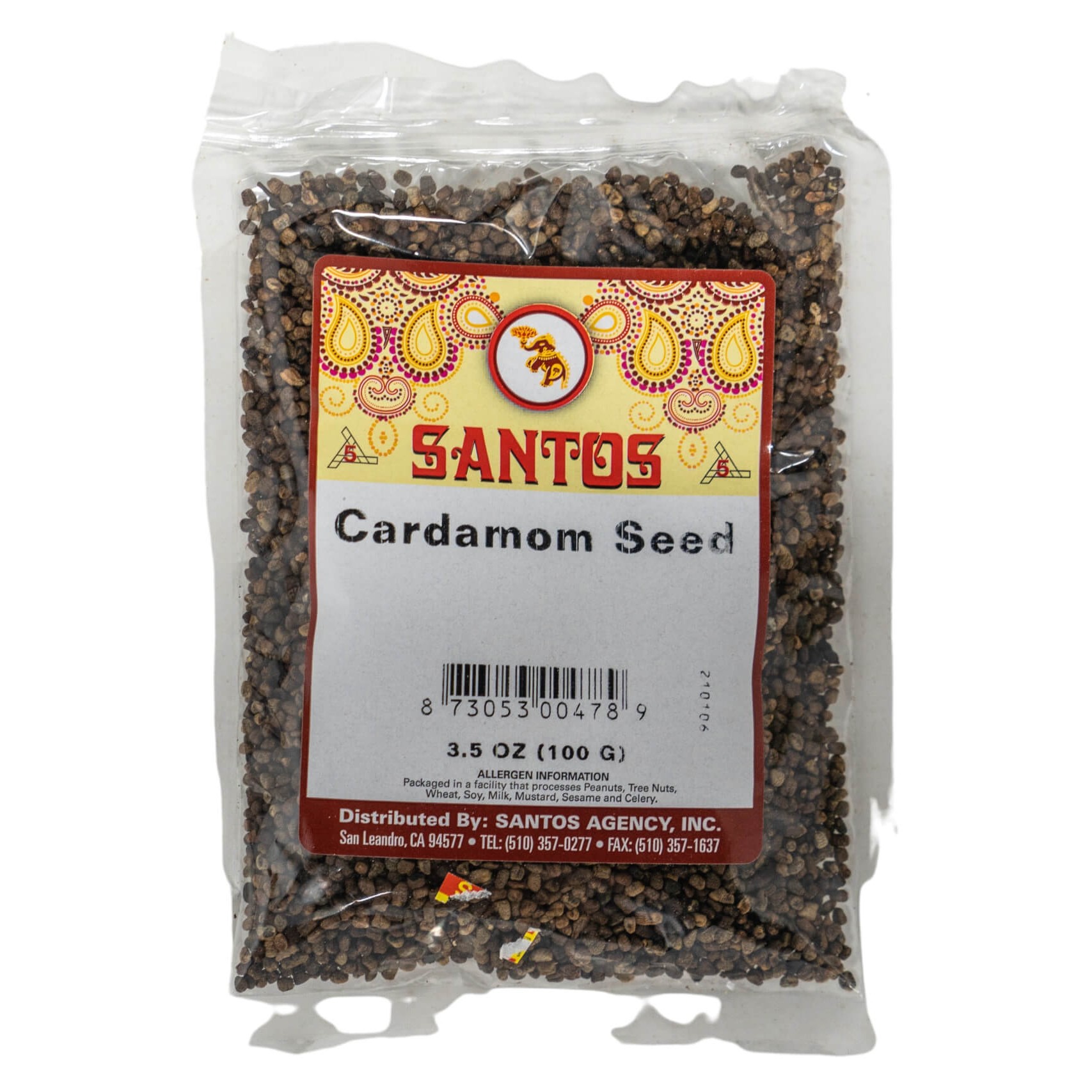 Santos Cardamom Seed 100 GM