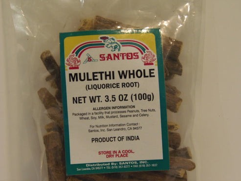 Santos Mulethi Whole 100 GM