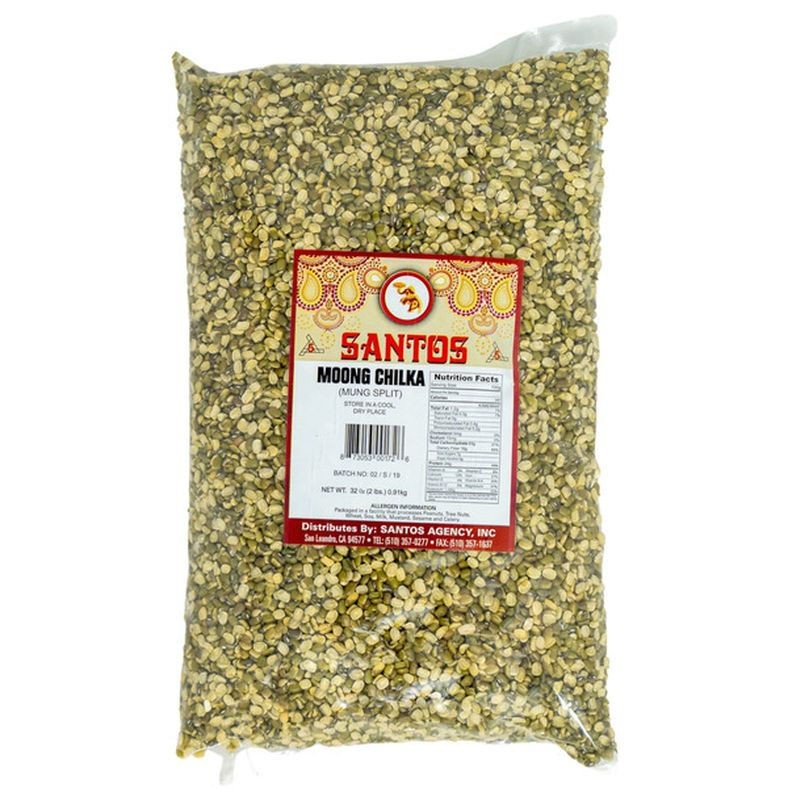 Santos Moong Dal 2 LBS