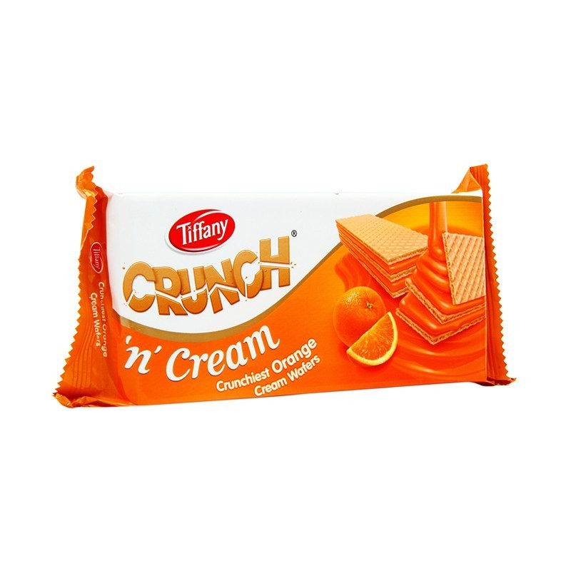 Tiffany Orange Cream Wafer 85 GM