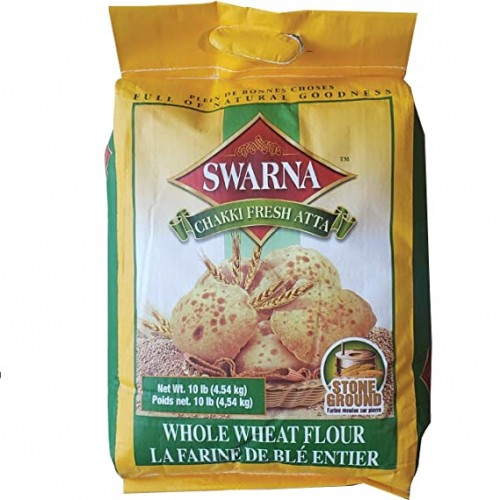 Swarna Whole Wheat Atta  SHAH 10 LBS