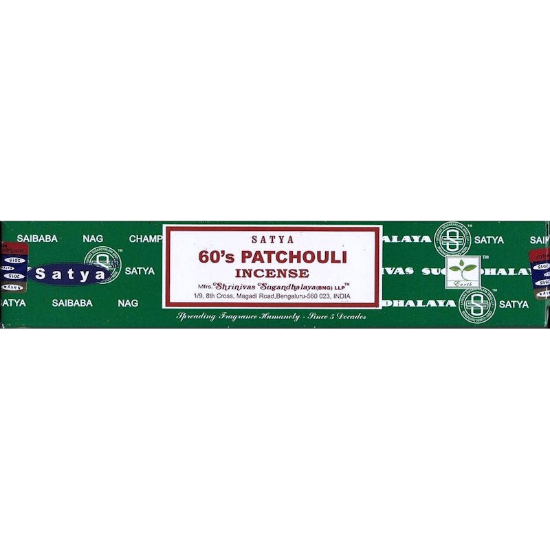 Satya 60s Patchouli 1x20pcs 20 PCS