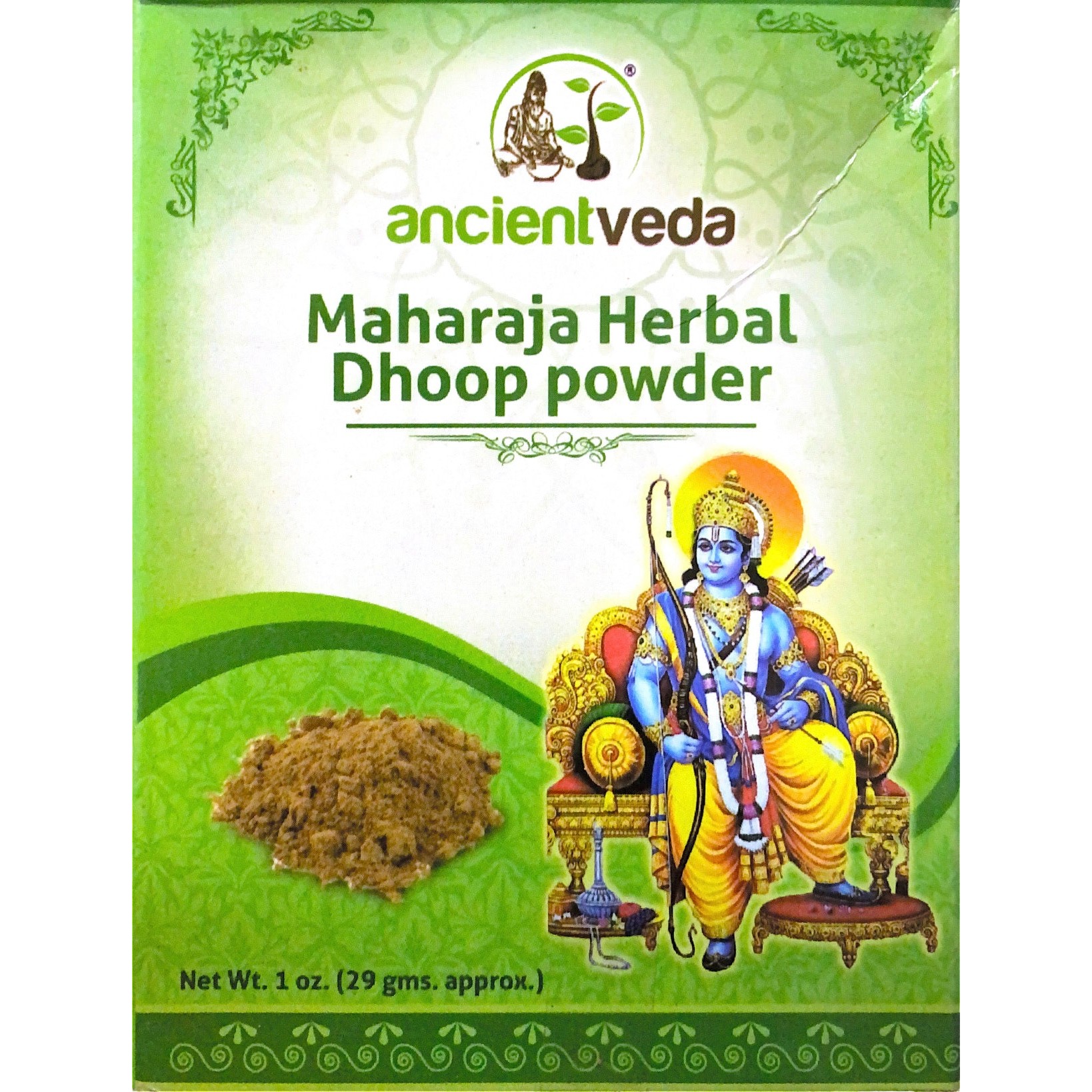 AV Mahrja Herbal Dhoop Pwd 29 GM