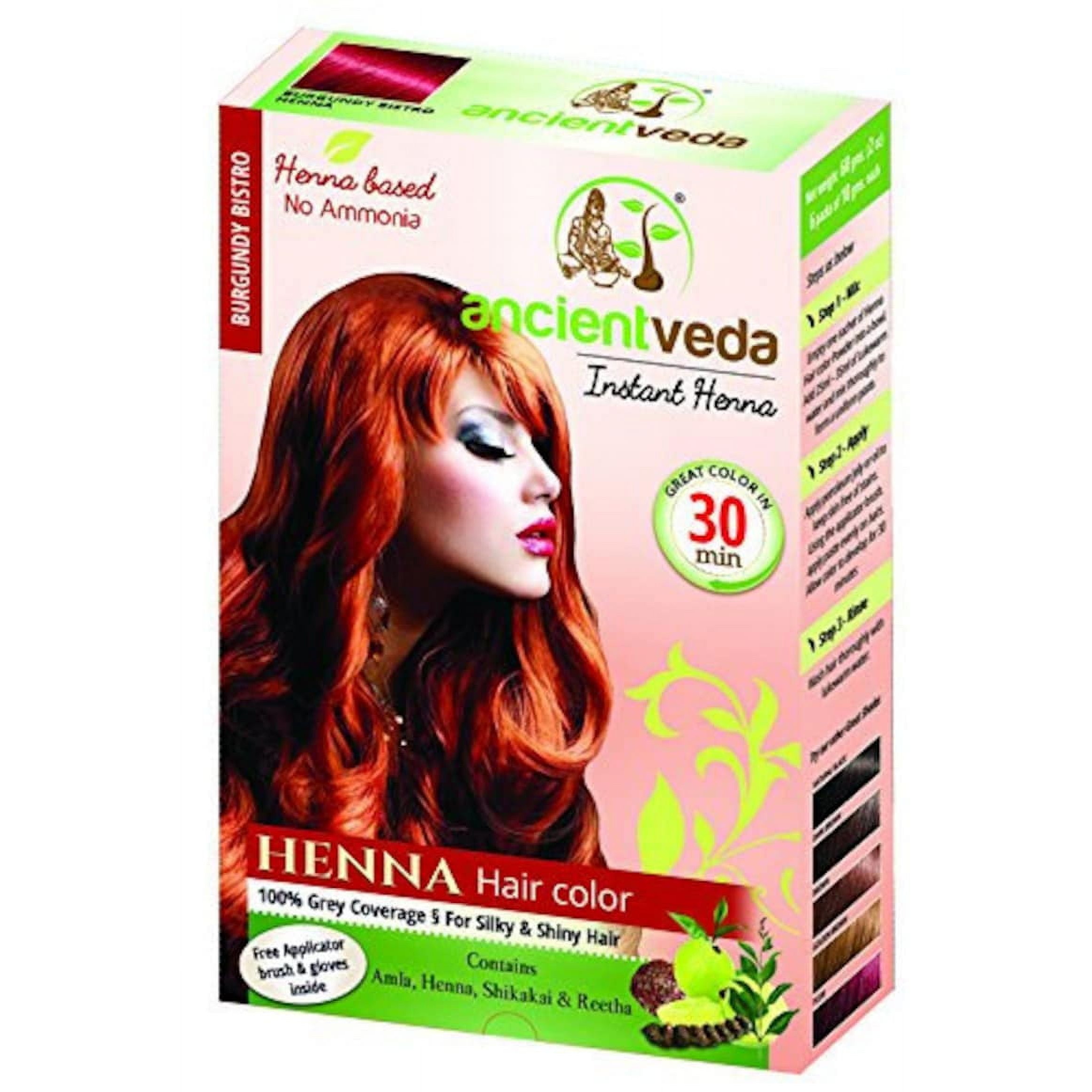 Ancientveda Burgundy Henna 60 GM