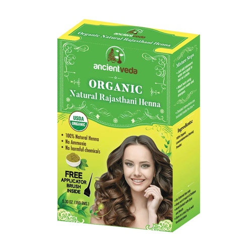 Ancient Veda Natural Rajasthani Organic Henna 500 Gm