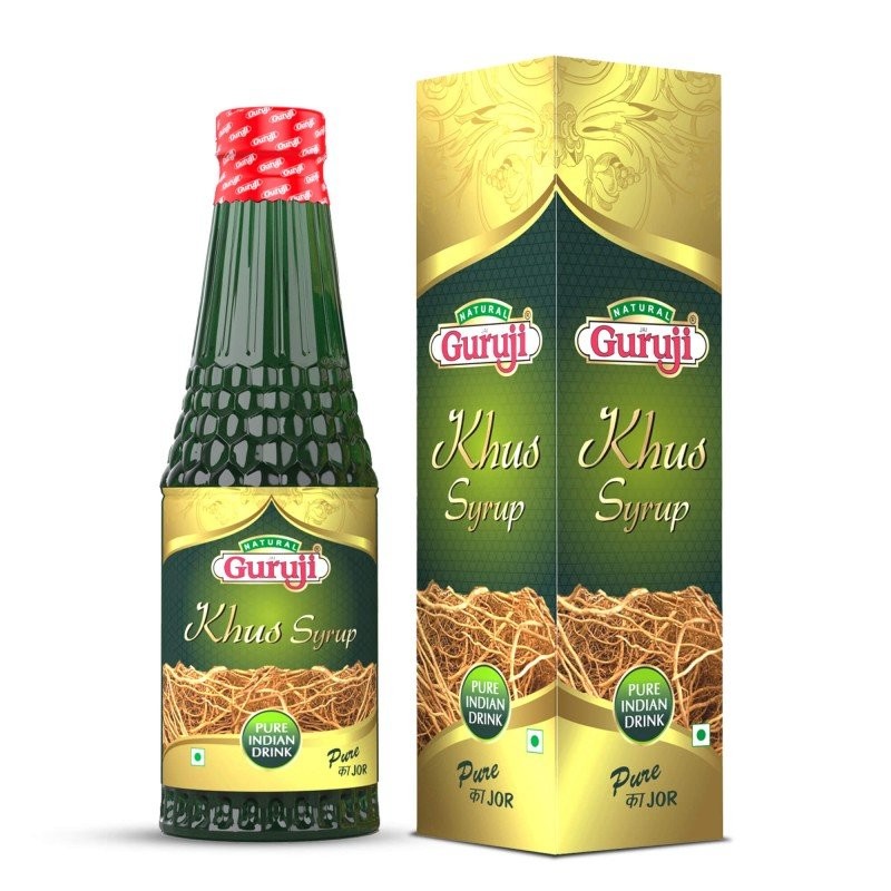 Guruji Khus Sharbat 750 ML