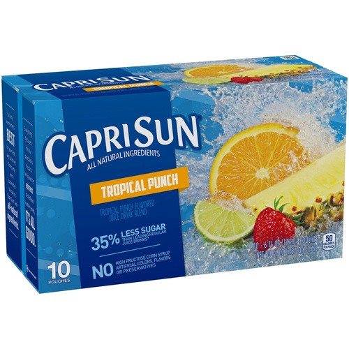 CAPRISUN TROPICAL PUNCH 10 PACK 10 COUNT