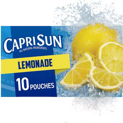 CAPRI SUN LEMONADE 10CT 10 COUNT