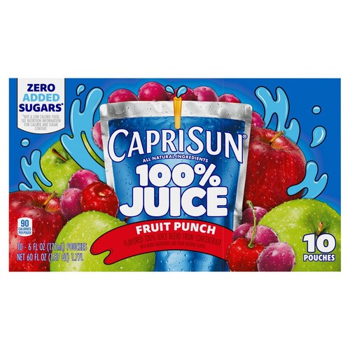 CAPRI SUN PUNCH WATER                    10 COUNT