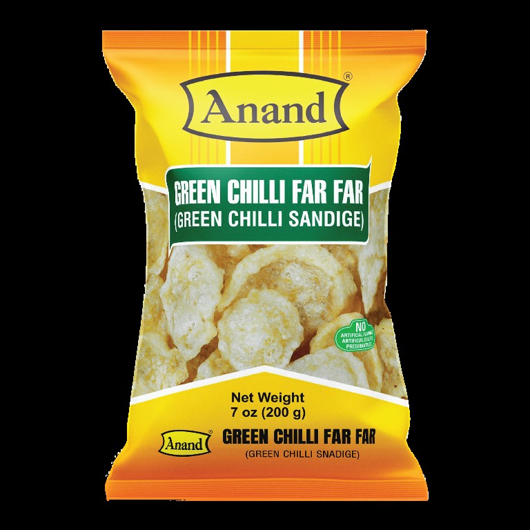 ANAND SANDIGE GREEN CHILLI 200 GM