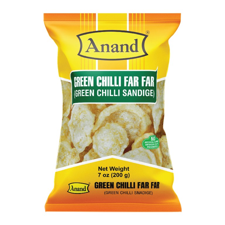 ANAND SANDIGE GREEN CHILLI 200 GM