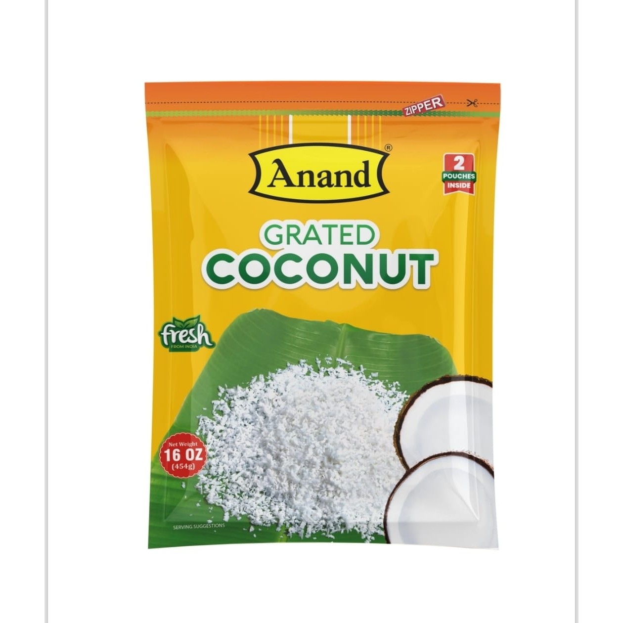 ANAND GRATED COCONUT 454 GM