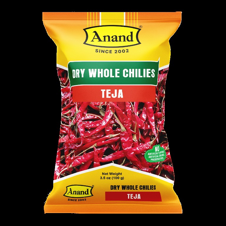 ANAND CHILLI WHOLE DRY TEJA 100 GM