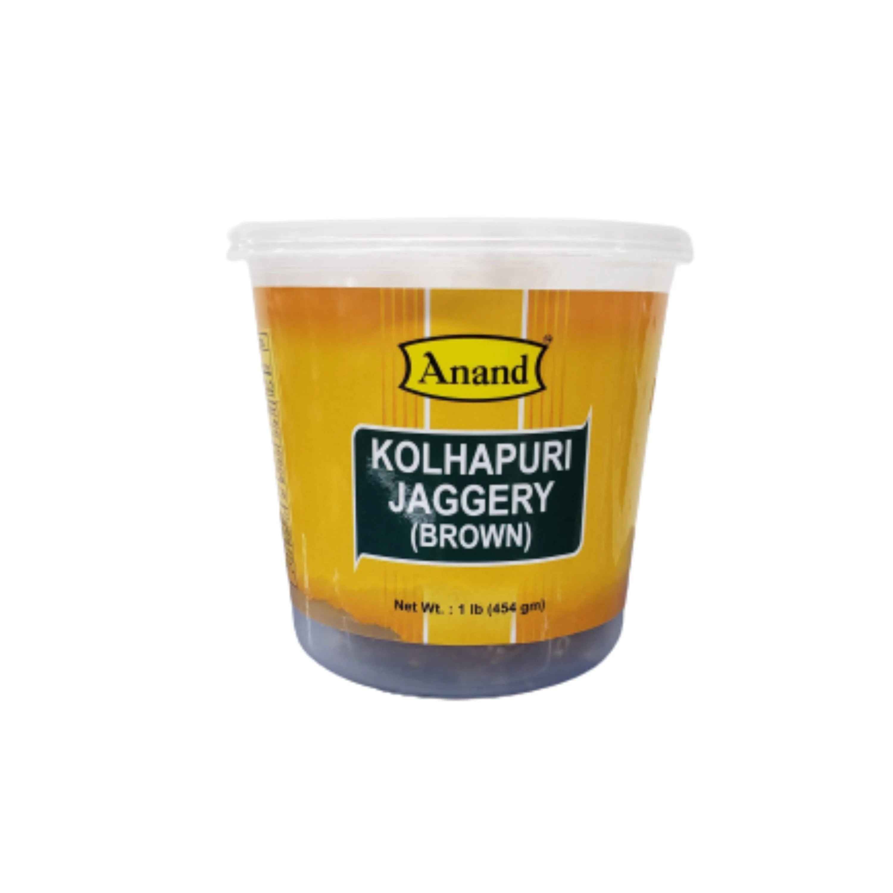 ANAND KOLHAPURI JAGGERY (BROWN) 1 LBS