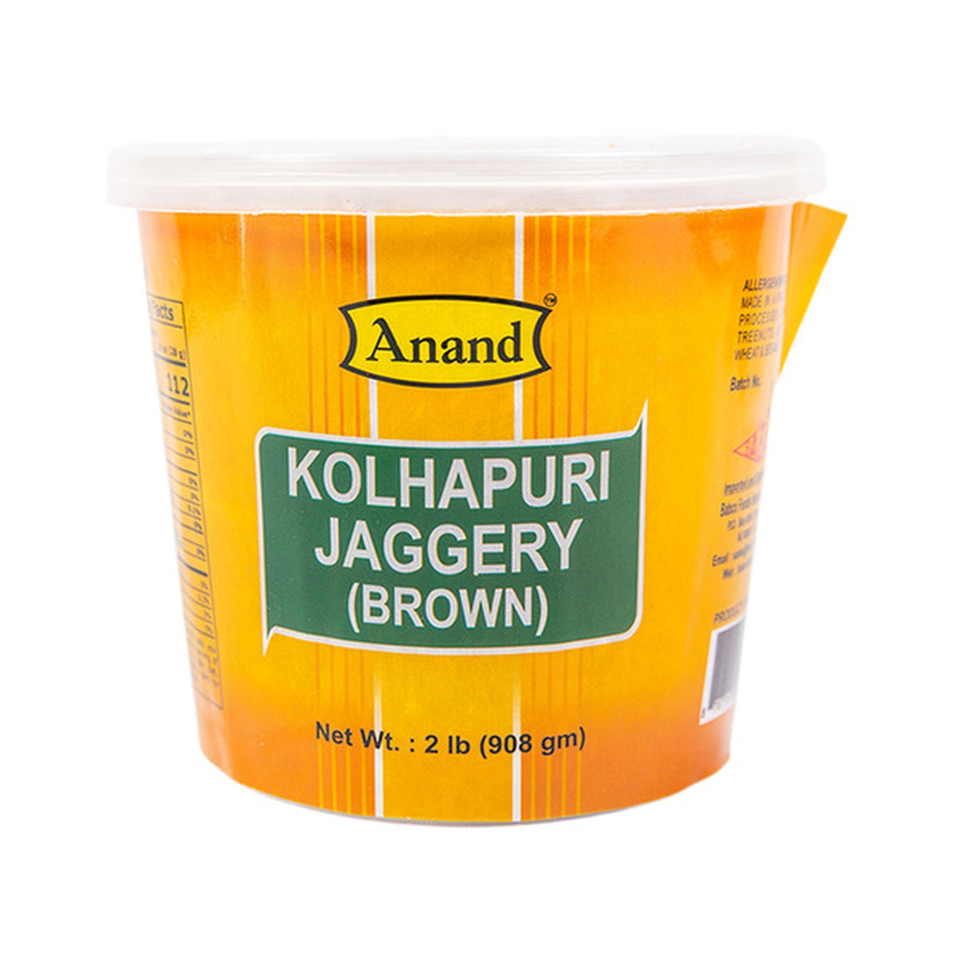ANAND KOLHAPURI JAGGERY BROWN 2 LBS