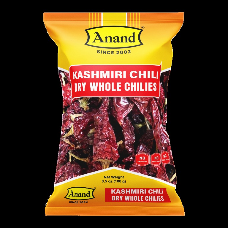 ANAND CHILLI WHOLE KASHMIRI 100 GM