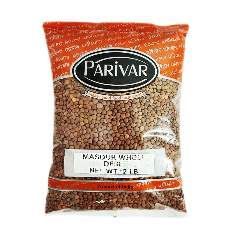 Parivar Masoor Whole Desi 2 LBS