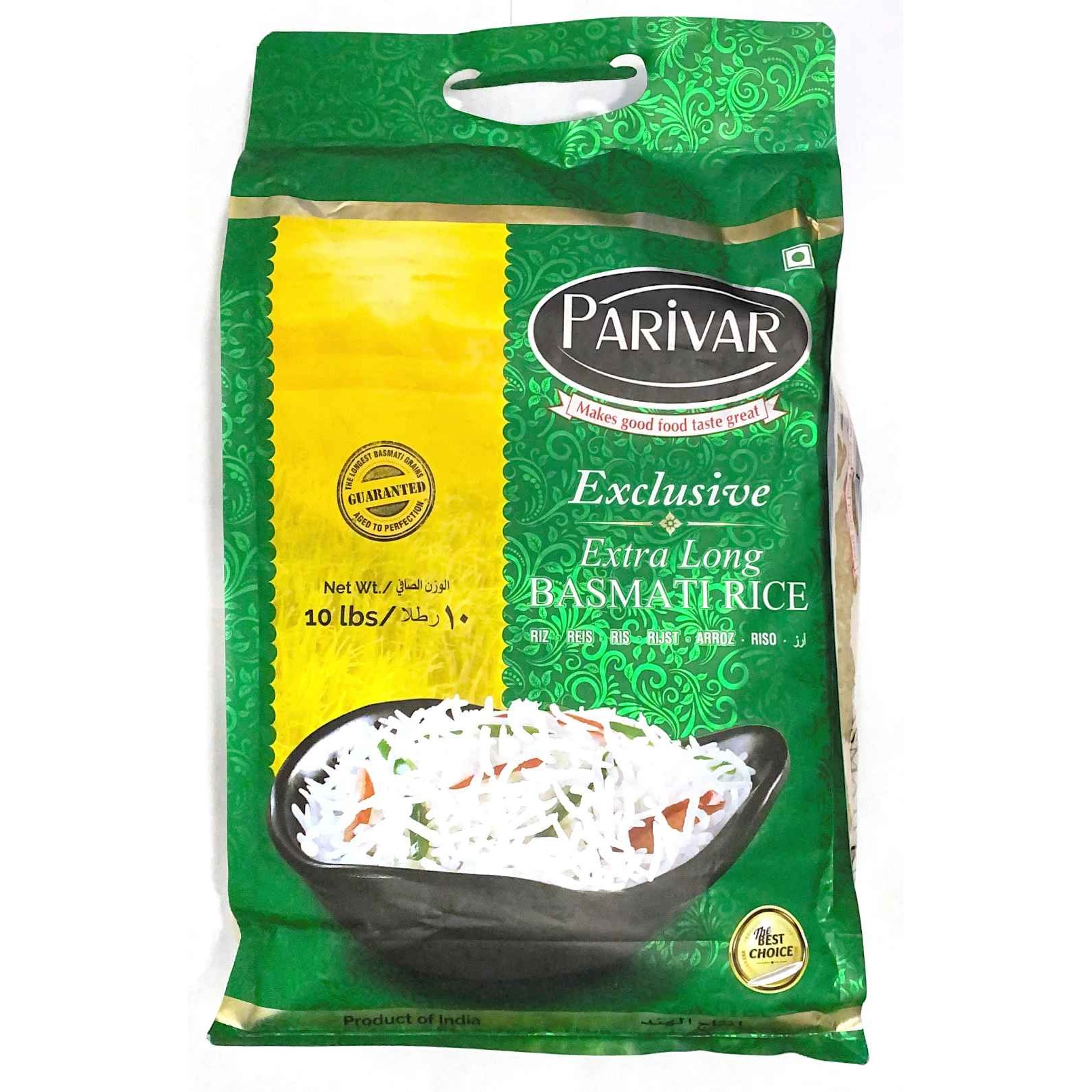Parivar Basmati Rice 10 LBS
